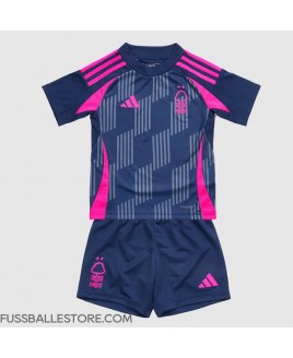 Günstige Nottingham Forest Auswärts Trikotsatzt Kinder 2024-25 Kurzarm (+ Kurze Hosen)